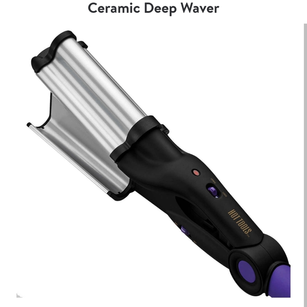 HOT TOOLS NWT Pro Signature Titanium Ceramic Deep Waver lasting Salon Quality